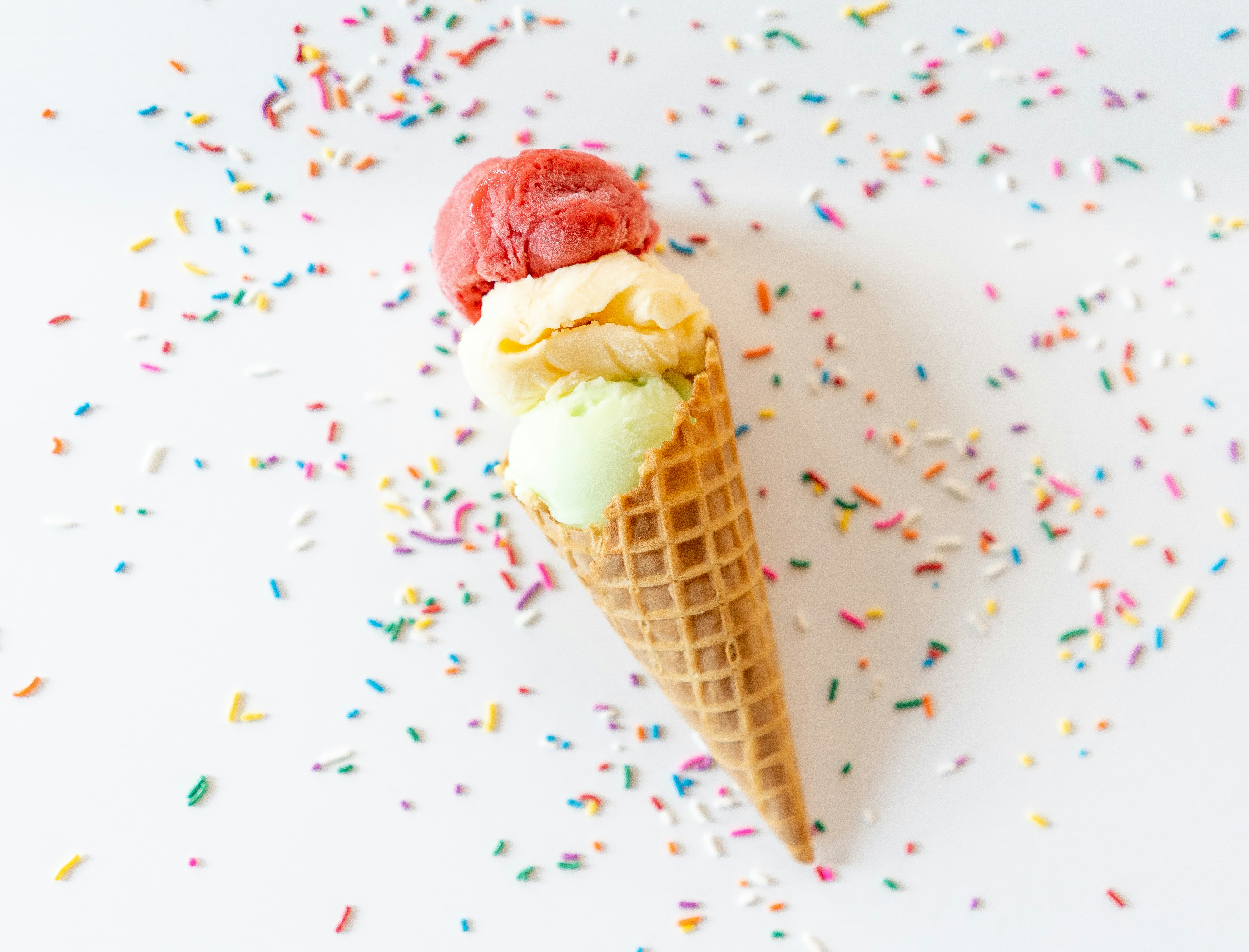 Delicious Ice Cream Volcano